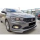 Передня Lip накладка DPT (Під фарбування) для Fiat Tipo 2016- рр