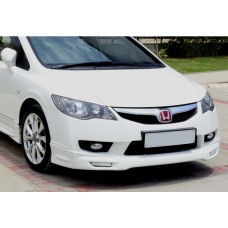 Передняя Lip накладка DPT (2009-2011, Под покраску) для Honda Civic Sedan VIII