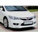 Передня Lip накладка DPT (2009-2011, Під фарбування) для Honda Civic Sedan VIII рр