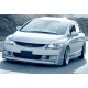 Передня Lip накладка DPT (2006-2009, Під фарбування) для Honda Civic Sedan VIII рр