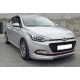 Передня Lip накладка DPT (чорний глянець) для Hyundai I-20 2014-2020 рр
