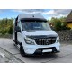 Передняя Lip накладка DPT (черный глянец) для Mercedes Sprinter W906 2006-2018 гг