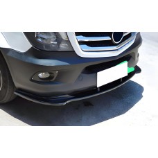 Передняя Lip накладка DPT (черный глянец) для Mercedes Sprinter W906 2006-2018 гг
