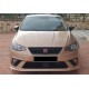 Передня Lip накладка DPT V-3 (чорний глянець) для Seat Ibiza 2010-2017 рр