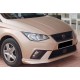 Передня Lip накладка DPT V-3 (чорний глянець) для Seat Ibiza 2010-2017 рр