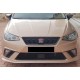 Передня Lip накладка DPT V-3 (чорний глянець) для Seat Ibiza 2010-2017 рр