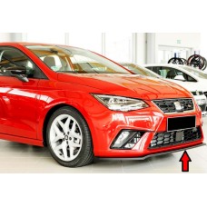 Передняя Lip накладка DPT V-4 (черный глянец) для Seat Ibiza 2010-2017 гг