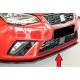 Передня Lip накладка DPT V-4 (чорний глянець) для Seat Ibiza 2010-2017 рр