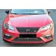 Передняя Lip накладка DPT (Cupra, 2017-2020, черный глянец) для Seat Leon
