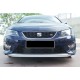 Передня Lip накладка DPT V-2 (2013-2016, чорний глянець) для Seat Leon рр