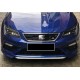 Передня Lip накладка DPT V-1 (2017-2020, чорний глянець) для Seat Leon рр