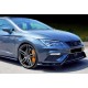 Передня Lip накладка DPT V-3 (2017-2020, чорний глянець) для Seat Leon рр