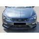 Передня Lip накладка DPT V-3 (2017-2020, чорний глянець) для Seat Leon рр
