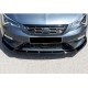 Передня Lip накладка DPT V-3 (2017-2020, чорний глянець) для Seat Leon рр