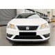 Передня Lip накладка DPT V-4 (2017-2020, чорний глянець) для Seat Leon рр