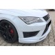 Передня Lip накладка DPT V-5 (2017-2020, чорний глянець) для Seat Leon рр