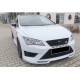 Передня Lip накладка DPT V-5 (2017-2020, чорний глянець) для Seat Leon рр