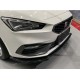 Передня Lip накладка DPT V-2 (чорний глянець) для Seat Leon 2020- рр