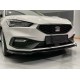 Передня Lip накладка DPT V-2 (чорний глянець) для Seat Leon 2020- рр