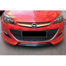 Передняя Lip накладка DPT V-1 (черный глянец) для Opel Astra J 2009-2015 гг