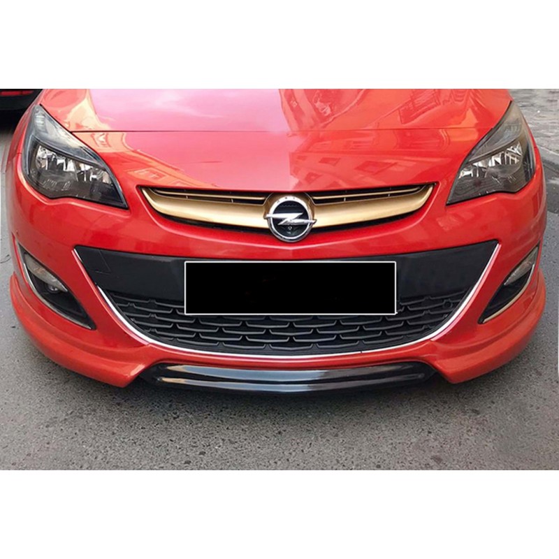 Передняя Lip накладка DPT V-1 (черный глянец) для Opel Astra J 2009-2015 гг