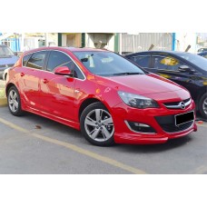 Передняя Lip накладка DPT V-3 (Под покраску) для Opel Astra J 2009-2015 гг