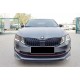 Передня Lip накладка DPT V-1 (2017-2019, Під фарбування) для Skoda Octavia III A7 рр