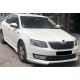 Передня Lip накладка DPT V-1 (2013-2017, Під фарбування) для Skoda Octavia III A7 рр