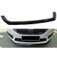 Передня Lip накладка DPT V-3 (2013-2017 RS, чорний глянець) для Skoda Octavia III A7 рр