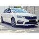 Передня Lip накладка DPT V-3 (2013-2017 RS, чорний глянець) для Skoda Octavia III A7 рр