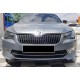 Передня Lip накладка DPT V-1 (2015-2020, чорний глянець) для Skoda Superb рр