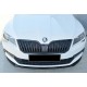 Передня Lip накладка DPT V-2 (2015-2020, чорний глянець) для Skoda Superb рр