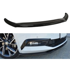 Передня Lip накладка DPT V-2 (2015-2020, чорний глянець) для Skoda Superb рр