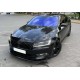 Передня Lip накладка DPT V-2 (2015-2020, чорний глянець) для Skoda Superb рр