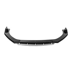 Универсальная передняя лип-накладка DPT Black V-2 (ABS, черный глянец/серый)