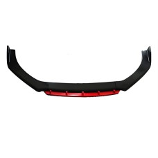 Передняя Lip накладка DPT Red V-2 (ABS, черный глянец)