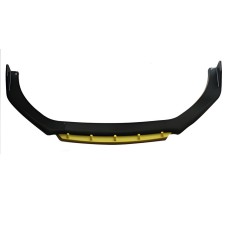 Передняя Lip накладка DPT Yellow V-2 (ABS, черный глянец)
