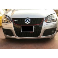 Передняя Lip накладка DPT V-1 (для GTI, черный глянец) для Volkswagen Golf 5