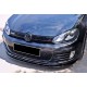 Передня Lip накладка DPT V-2 (для GTI, чорний глянець) для Volkswagen Golf 6