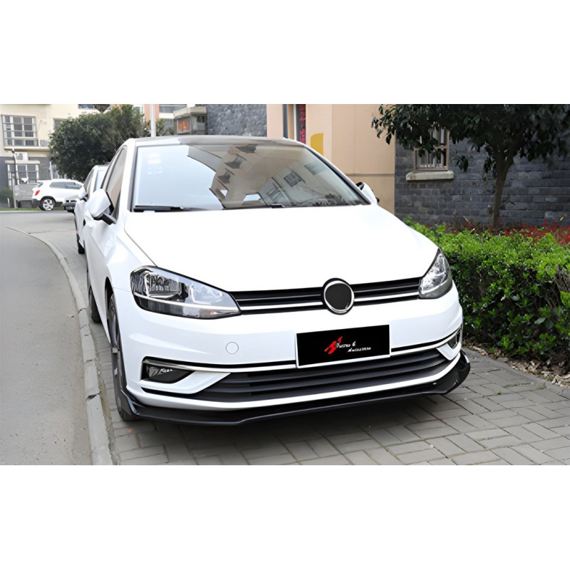 Передняя Lip накладка DPT V-2 (2017-2019, черный глянец) для Volkswagen Golf 7/E-Golf Передняя Lip накладка DPT V-2 (2017-2019, черный глянец) для Volkswagen Golf 7/E-Golf