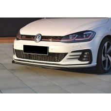 Передня Lip накладка DPT V-2 (для GTI, 2017-2019, чорний глянець) для Volkswagen Golf 7/E-Golf