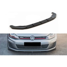 Передня Lip накладка DPT V-1 (для GTI, 2012-2017, чорний глянець) для Volkswagen Golf 7/E-Golf