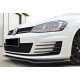 Передня Lip накладка DPT V-2 (для GTI, 2012-2017, чорний глянець) для Volkswagen Golf 7/E-Golf