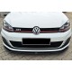 Передня Lip накладка DPT V-2 (для GTI, 2012-2017, чорний глянець) для Volkswagen Golf 7/E-Golf