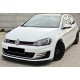 Передня Lip накладка DPT V-2 (для GTI, 2012-2017, чорний глянець) для Volkswagen Golf 7/E-Golf