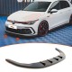 Передняя Lip накладка DPT (для GTI, черный глянец) для Volkswagen Golf 8