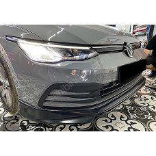 Передняя Lip накладка DPT V-1 (черный глянец) для Volkswagen Golf 8