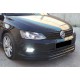Передняя Lip накладка DPT V-1 (2014-2018, черный глянец) для Volkswagen Jetta