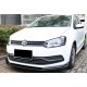 Передняя Lip накладка DPT V-2 (черный глянец) для Volkswagen Polo 2010-2017 гг