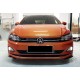 Передня Lip накладка DPT V-2 (чорний глянець) для Volkswagen Polo 2017- рр